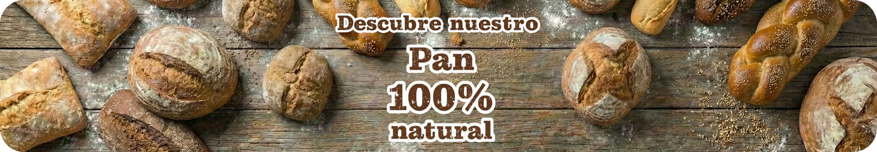 Descubre nuestra gama de pan 100% natural